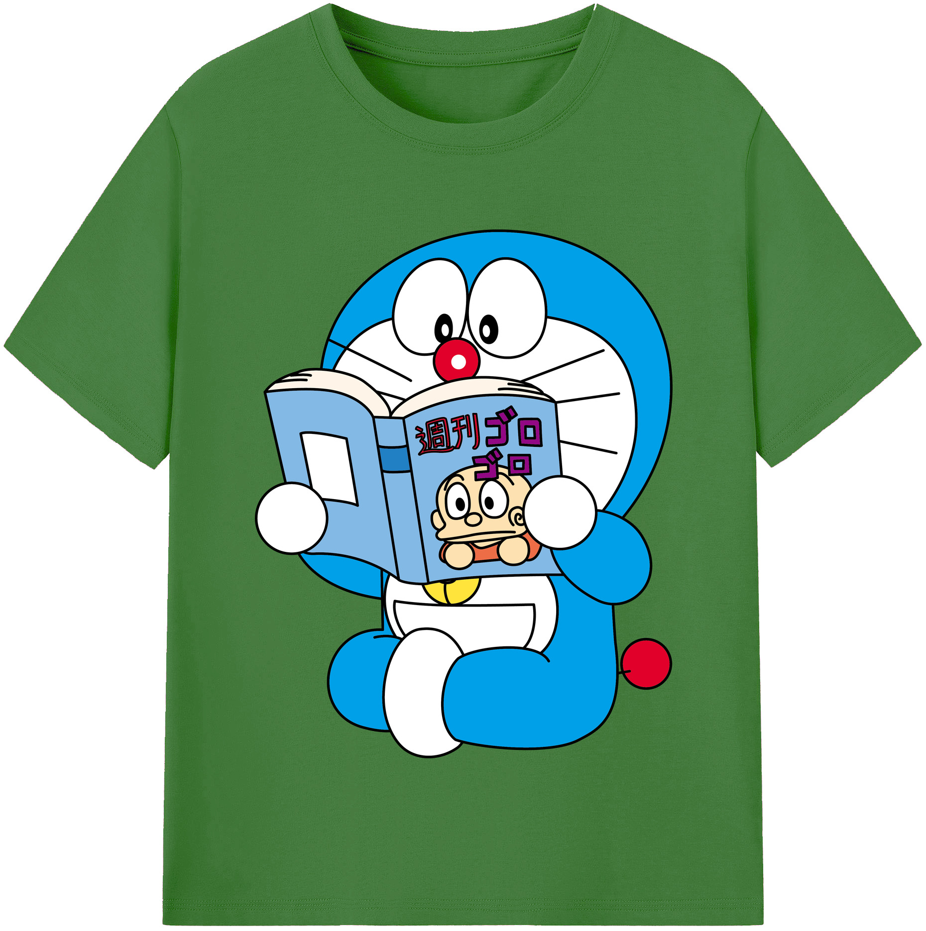 （画像用） ドラえもん Doraemon レディースカジュアルプリントTシャツ（綿100％）